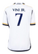 VINI JR #7 Real Madrid 23/24 Kid's Home Shirt and Shorts