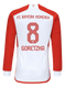 GORETZKA #8 Bayern Munich 23/24 Men's Home Long Sleeve Shirt