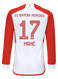 MANÉ #17 Bayern Munich 23/24 Men's Home Long Sleeve Shirt