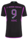 KANE #9 Bayern Munich 23/24 Stadium Men's Away Shirt