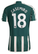 CASEMIRO #18 Manchester United 23/24 Authentic Men's Away Shirt - PL Font
