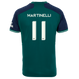 MARTINELLI #11 Arsenal 23/24 Stadium Men's Third Shirt - Arsenal Font