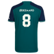 ØDEGAARD #8 Arsenal 23/24 Authentic Men's Third Shirt - Arsenal Font