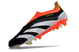 Adidas Predator Elite FG Laceless - Black/Solar Red/White