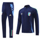 Italy 24/25 Men's Dark Blue Long Zip Jacket