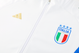 Italy 24/25 Men's White-Blue Long Zip Jacket