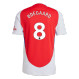 ØDEGAARD #8 Arsenal 24/25 Authentic Men's Home Shirt - PL Font