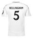 BELLINGHAM #5 Real Madrid 24/25 Stadium Men's Home Shirt