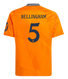 BELLINGHAM #5 Real Madrid 24/25 Kid's Away Shirt and Shorts