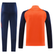 Manchester United 24/25 Men's Orange Long Zip Jacket
