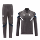 Real Madrid 24/25 Men's Gray Long Zip Jacket