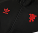 Manchester United 24/25 Men's Originals Black Long Zip Jacket