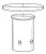 1/2" or 5/8" stainless rebar cap with 1 1/2" top survey marker diagram