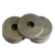 114 stainless survey markers disc washers that say control point