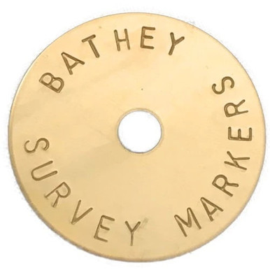 Brass Disc Stamped