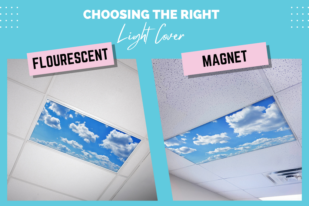 Choosing the Right Light Cover: Magnetic Ceiling Light Covers vs. Fluorescent Light Covers