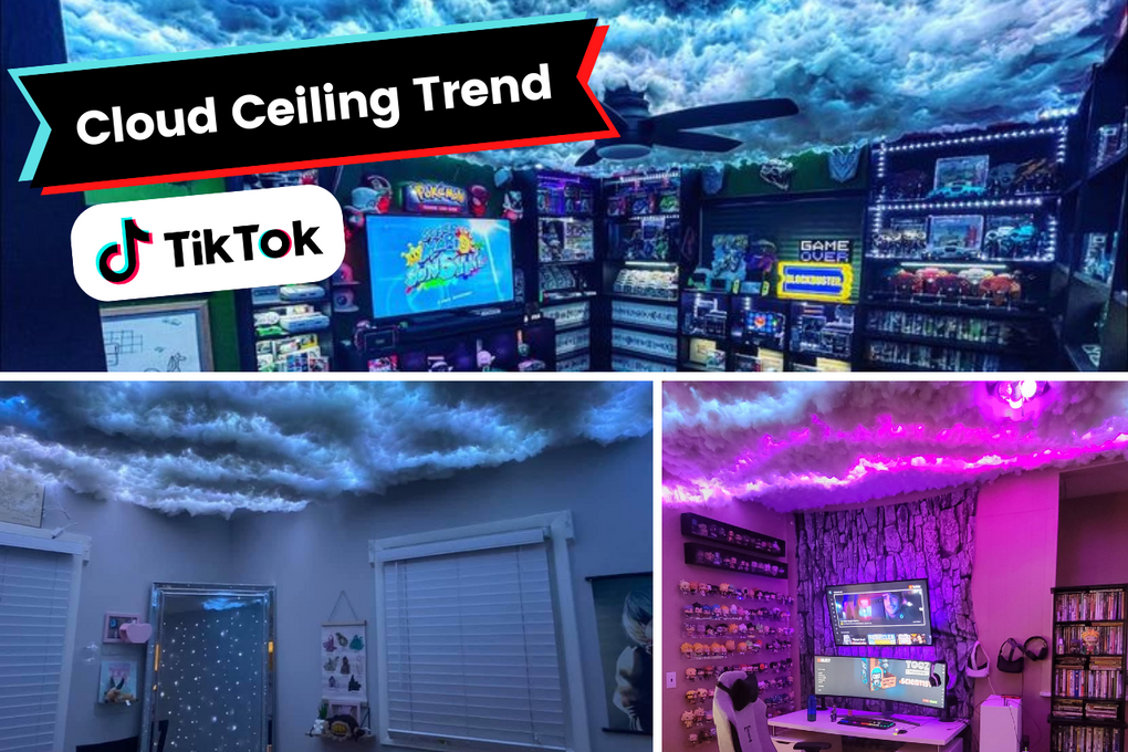 cloud ceiling light tiktok