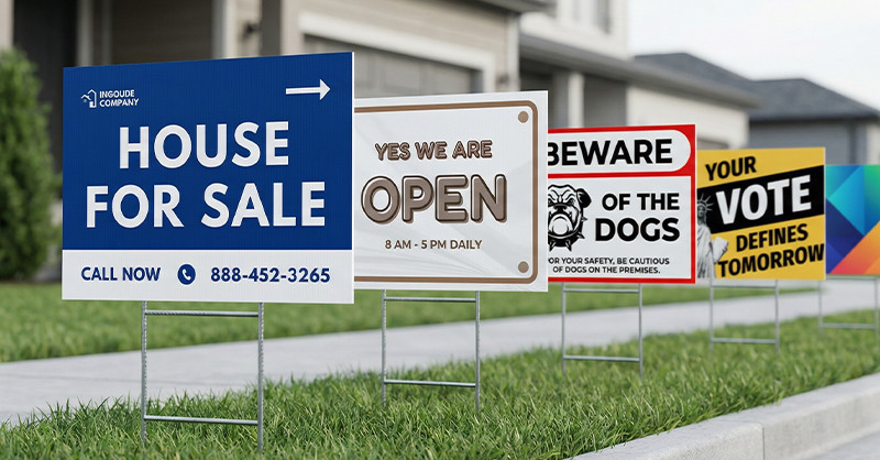 Custom Yard Signs & Lawn Signs: The Perfect Yard Sign for Every Occasion