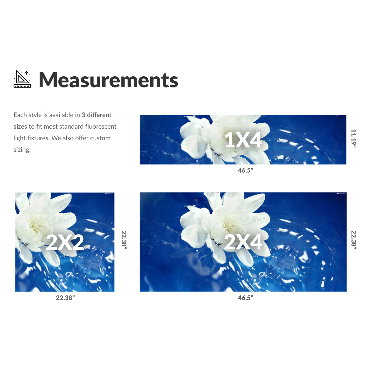 Flower Light Covers | Floral Ceiling Light Diffuser - Octo Lights