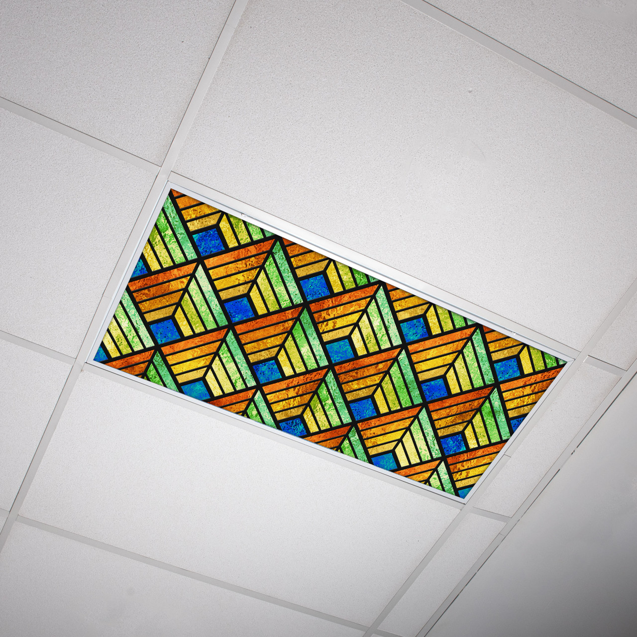 Fluorescent Light Covers Categories Stained Glass Octo Lights