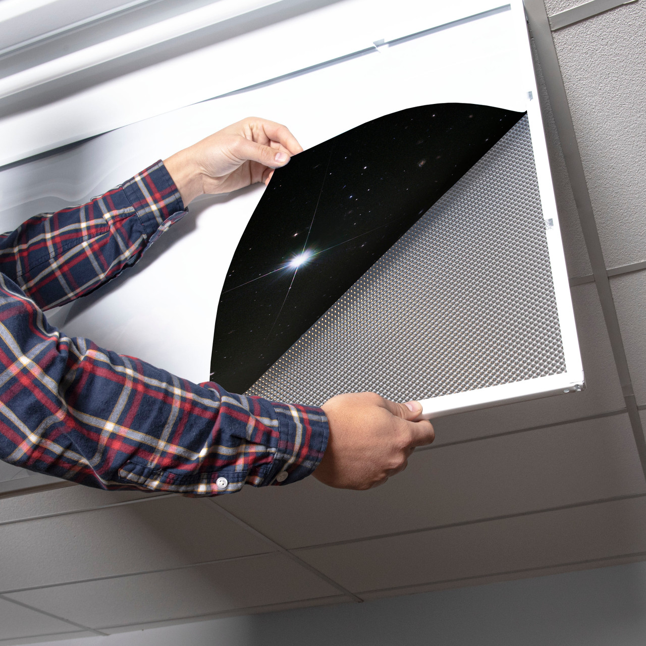 Spiral Galaxy Skylight and Skyscape Ceiling Panels