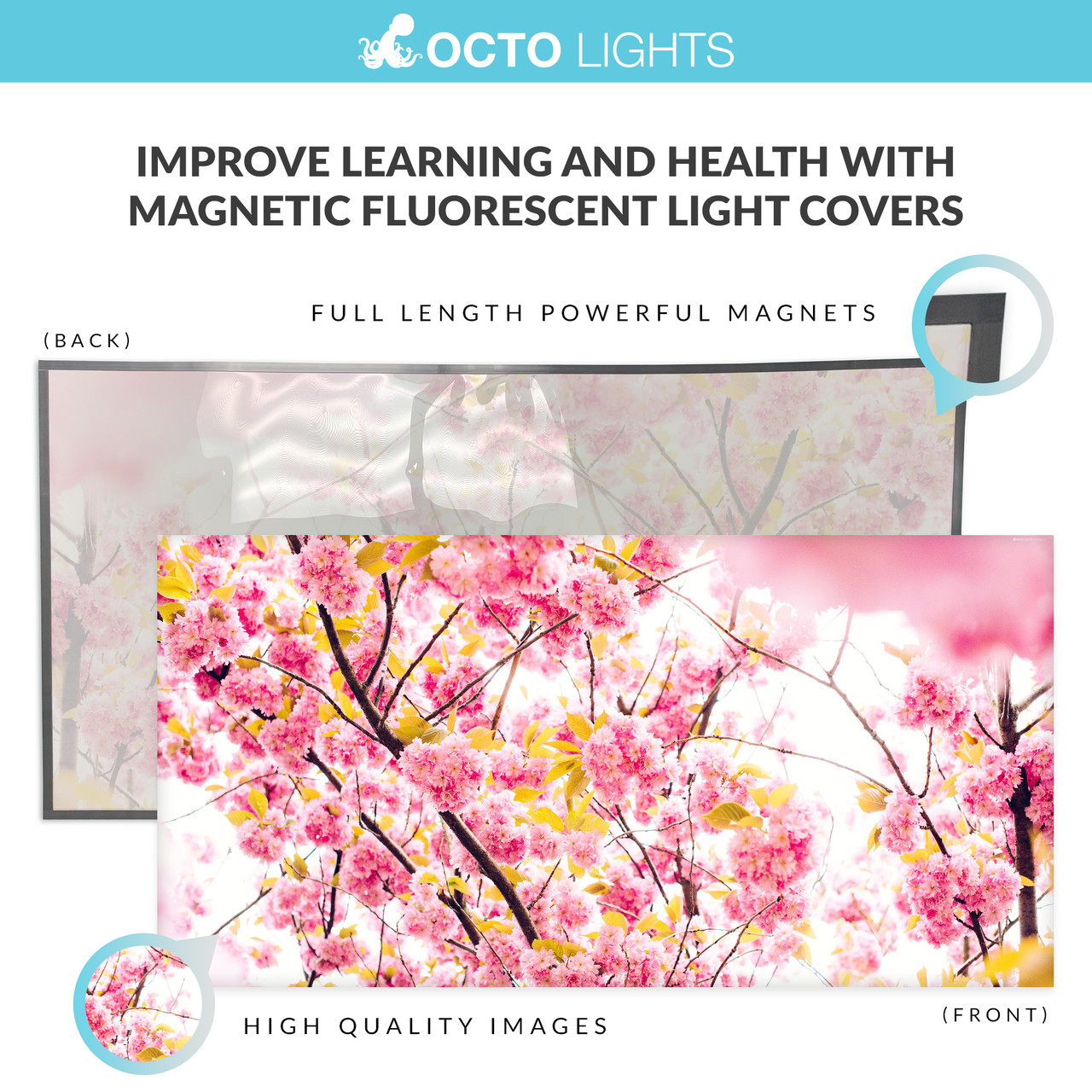 Enhance Your Ceiling with Flower Magnetic Light Cover