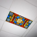Stained Glass Decorative Fluorescent Light Covers