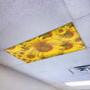 Sunflower light panel cover