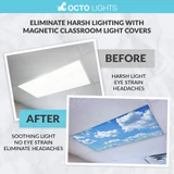 classroom led light cover fixtures	 taking off fluorescent light cover 2x4 fluorescent light cover 4 foot fluorescent light cover how to remove a fluorescent light cover