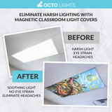 Marine life magnetic light covers