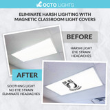 Fire rated light covers