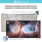 magnetic light covers with night sky design fixture cover how to replace fluorescent light cover fluorescent light with cover how to change a fluorescent light