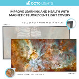 magnetic light covers with starry sky design fixture cover how to replace fluorescent light cover fluorescent light with cover how to change a fluorescent light