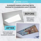 Space-inspired magnetic light covers cover plastic cover for fluorescent light fixture how to remove fluorescent light cover with clips how to take the cover off a fluorescent light