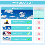 magnetic sky covers for classroom fixtures	 taking off fluorescent light cover 2x4 fluorescent light cover 4 foot fluorescent light cover how to remove a fluorescent light cover