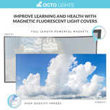 magnetic led light shades for ceiling lamps fixture cover how to replace fluorescent light cover fluorescent light with cover how to change a fluorescent light