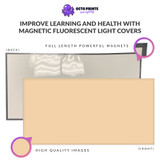 office light covers magnetic for fluorescent ceiling panels