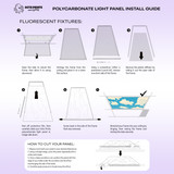 celing clear contemporary diffused bar hallway cut to size long luminaire modern optical 2x2 8 basement border cage dimmer dimming shades hall how pvc difuser frame pannels lucite