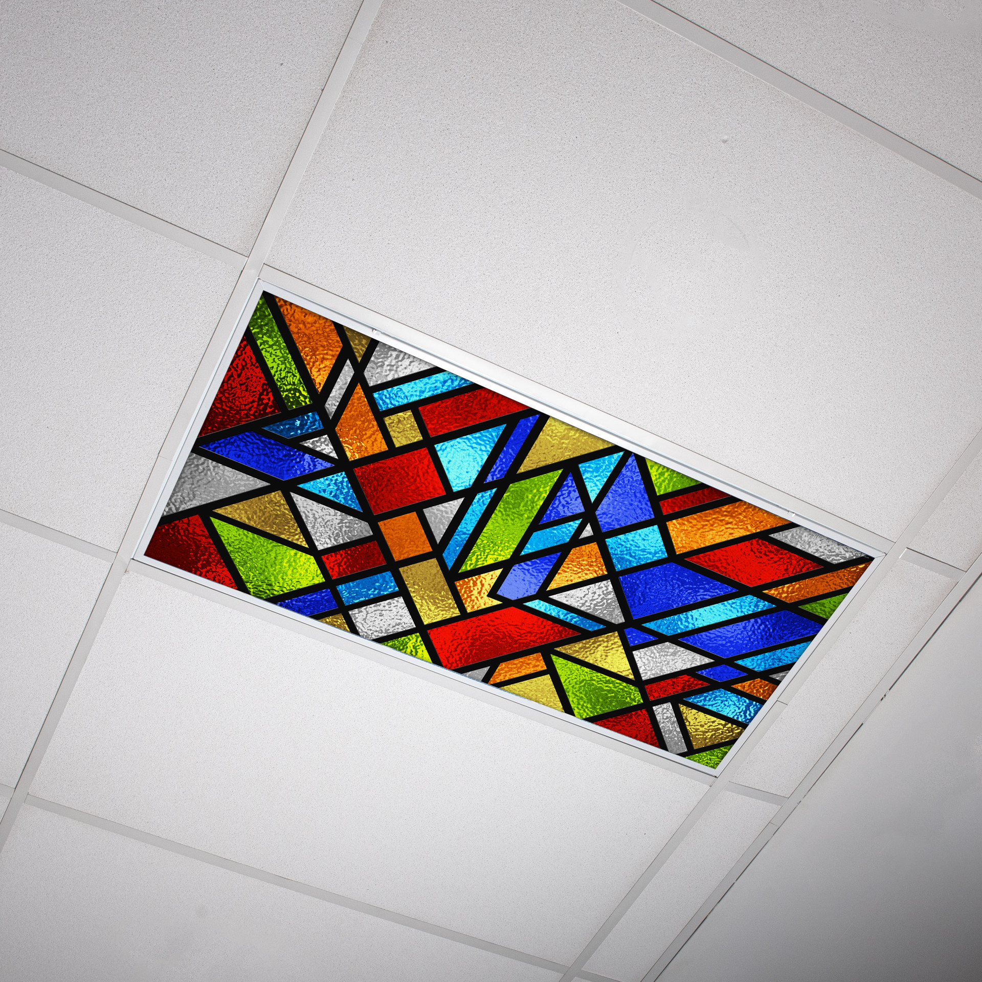 Stained Glass Fluorescent Light Covers