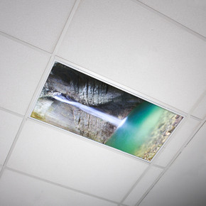 Waterfall Decorative Fluorescent Light Panels