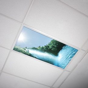 Waterfall Kitchen Fluorescent Light Covers