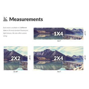 Mountain Lake Landscape Panels