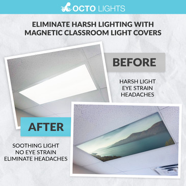 Magnetic ocean light panel