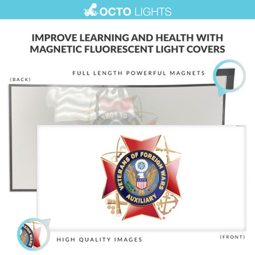 Military-themed light shades for VFW Auxiliary