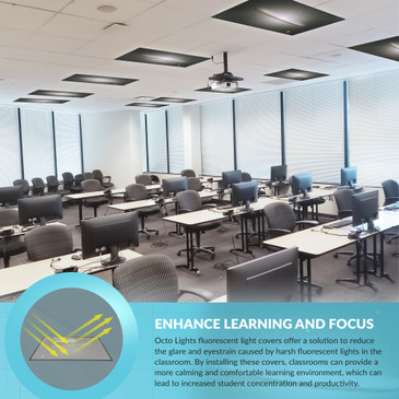 magnetic sky covers for classroom fixtures	 taking off fluorescent light cover 2x4 fluorescent light cover 4 foot fluorescent light cover how to remove a fluorescent light cover