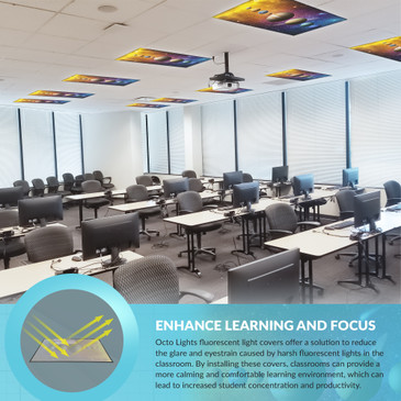 fluorescent light covers for classroom fixtures	 taking off fluorescent light cover 2x4 fluorescent light cover 4 foot fluorescent light cover how to remove a fluorescent light cover