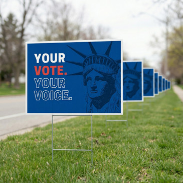 Yard Signs for Political Races - Custom, Cheap