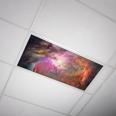 Hubble Astronomy Fluorescent Overhead Light Covers