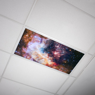 Milky Way Galaxy Light Covers Stars Light Cover