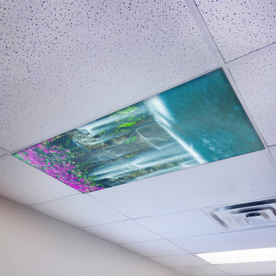 Office magnetic ceiling panel covers